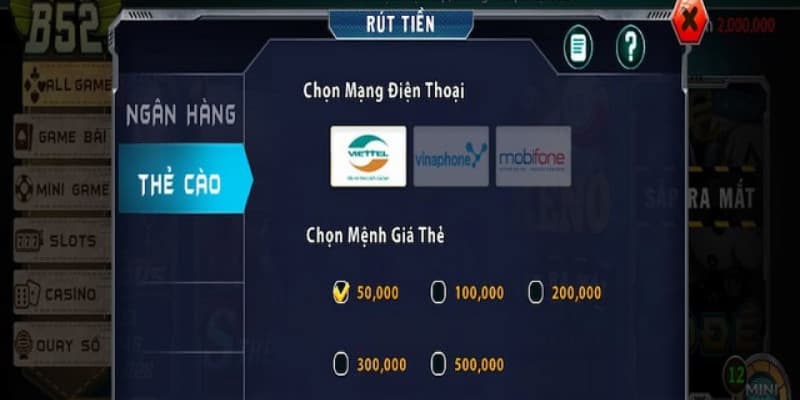 Những lưu ý quan trọng khi rút tiền tại B52club